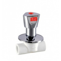 Клапан запорный 20 Хром PPR STOP VALVE