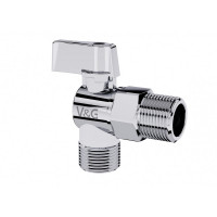 Шаровой кран V&G для подкл. сантехн. приборов 1/2"х1/2"
