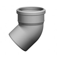 Отвод ПП D 050*45° Комфорт   1/20 504029.k