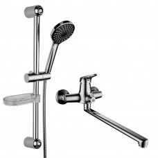 Смеситель для ванны LEMARK LM7305C 2 в1 (ванна + ду ...